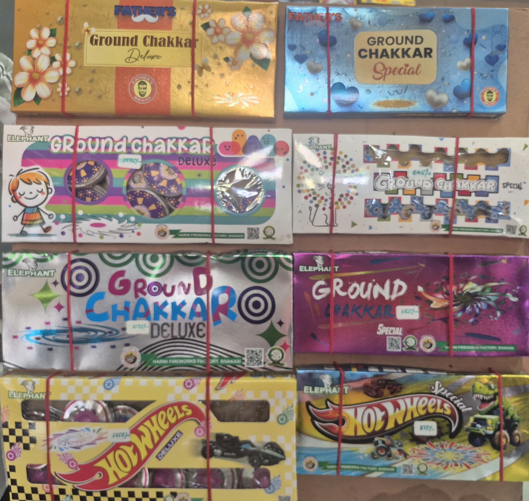 Customers with gift boxes